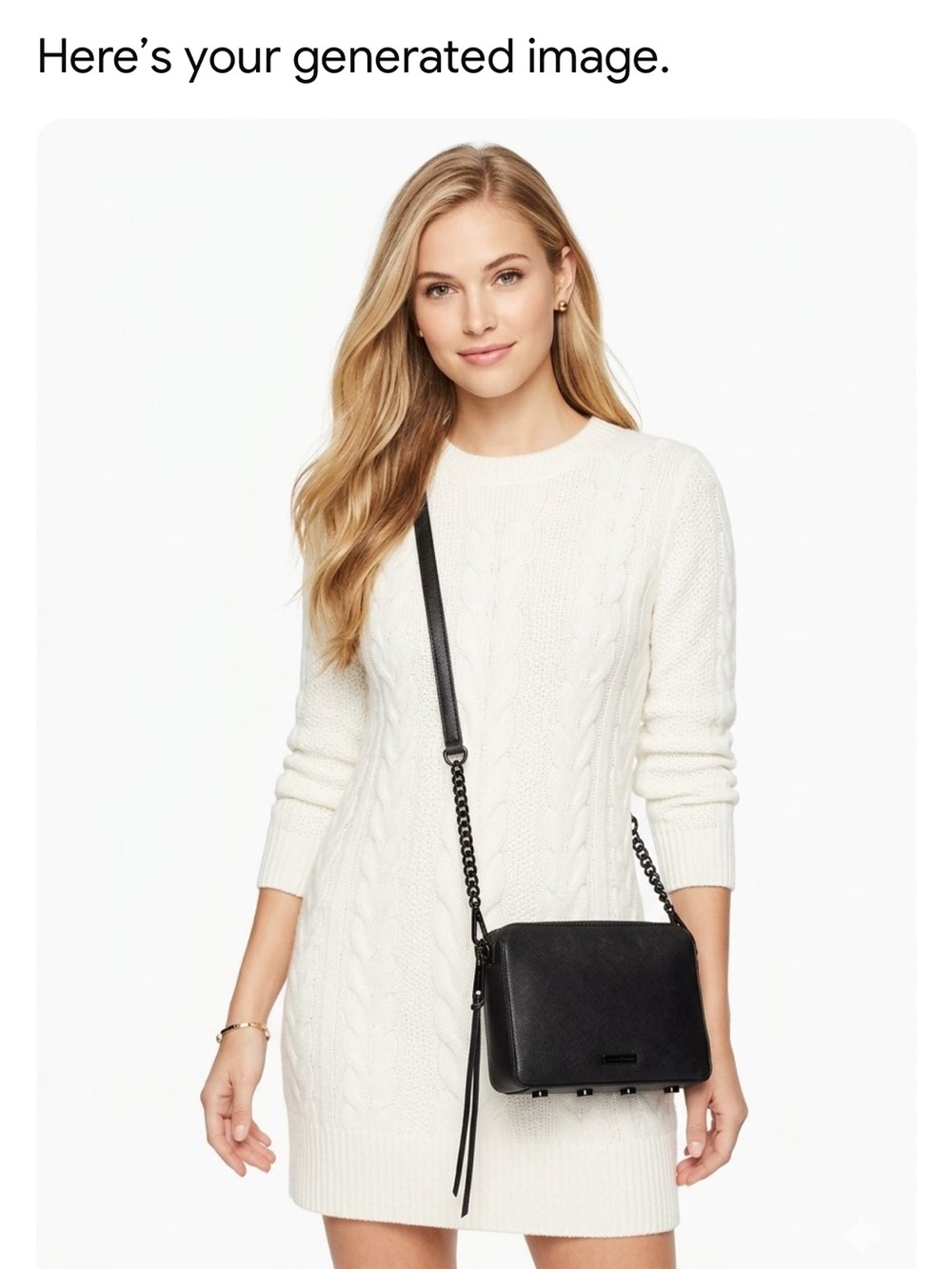 Rebecca Minkoff Avery Saffiano Leather Chain-Detail Crossbody